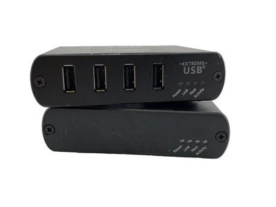 Black Box 4 Port USB 2.0 CAT Extender Remote & Fiber Extender Local - Image 1 of 4