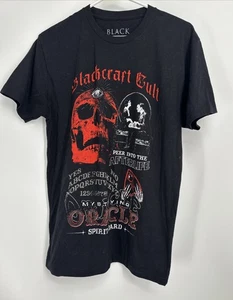 Camiseta Gráfica Blackcraft Cult II en Negro Cuello Redondo Ouija Board Calavera Grande - Imagen 1 de 4