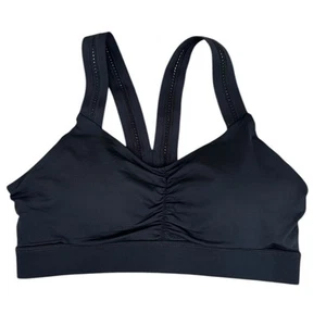 Handful Size M Y-Back High Impact Sports Bra Black Workout Gear Gym Support Run - Picture 1 of 8