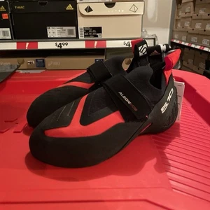 NEW Adidas Five Ten 5.10 Aleon Climbing Shoes Black/Red BC0861 Men's Size 12 - Picture 1 of 5