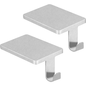 4 Piezas Soportes de Medias de Metal de Navidad Plateados, Antideslizantes Resistente Manto Han... - Imagen 1 de 6