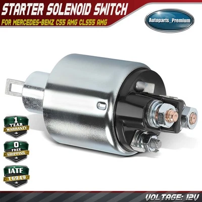 Interruptor solenoide de arranque 12V para Mercedes-Benz C55 AMG CLS55 AMG CL55 AMG V8 5,5L Foto 1 de 4