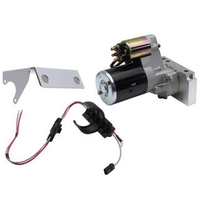 Speedway Motors SBC BBC 305 350 454 Chevy Mini Starter Combo Kit, Alto Par Foto 1 de 4