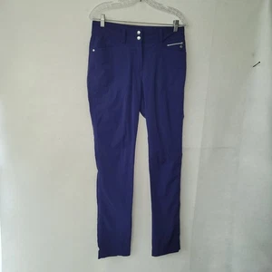 Pantalones de golf deportivos diarios para mujer 10x32 pantalones azules bolsillos con cremallera ligeros *defecto - Imagen 1 de 14