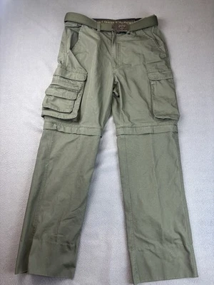 Boy Scouts of America Convertible Cargo Pants  Mens Relaxed Classic 32 With Belt - Image 1 of 4