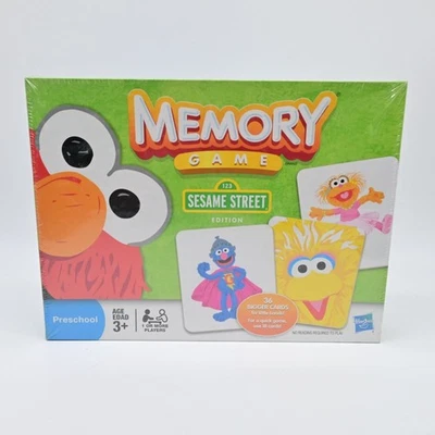 Sesame Street Memory Game For Preschoolers 36 Cards Hasbro - Image 1 of 4