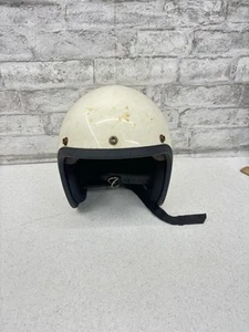 Vintage Duns 1973 Motorcycle Helmet XL Open Face Retro Helmet Read Description - Bild 1 von 11