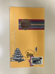 Australia Remembers 1945-1995 Weary Dunlop 50c coin PNC FDC - Picture 1 of 4