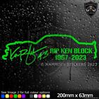 Ken Block Tribute RIP Car Sticker Window Bumper Decal Drift Gymkhana Hooni Corn