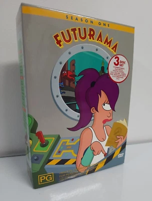 Futurama Complete Season One Box Set - 3 Disc Set - G/VGC - Rated PG - PAL - Image 1 of 4