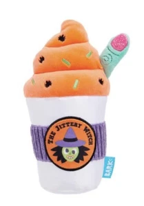 Bark Muttster Madness Witch's Brew Coffee Drink Dog Toy All Size Dog NWT - Picture 1 of 12