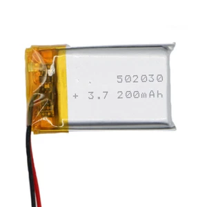2pcs 3.7V 250mAh 502030 Li-Polymer Li Lipo Battery For CAMERA POWER BANK MP3 GPS - Picture 1 of 4