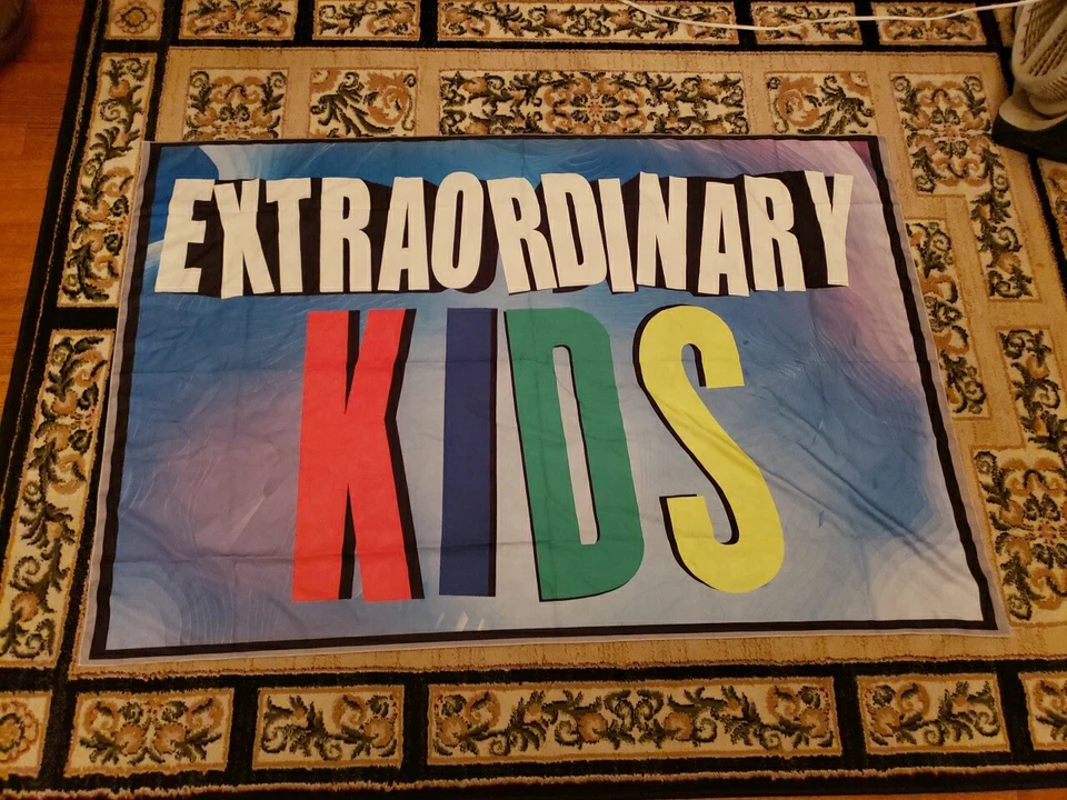 5X3英尺非凡儿童生日背景横幅装饰五颜六色的背景  — 第 1/4 张图片