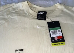 Nike Move To Zero Women's Light Yellow T Shirt XL New NWT Free Shipping - Picture 1 of 2