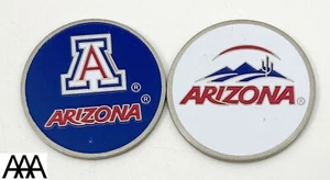 2 ARIZONA WILDCATS Ballmarkers Ball Marker Mark fit divot tool hatclip blue mtn - Bild 1 von 2