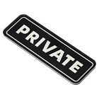 Private Door Cartello,Acrilico 6"x2" Privacy Adesivo Facile Installazione,Nero