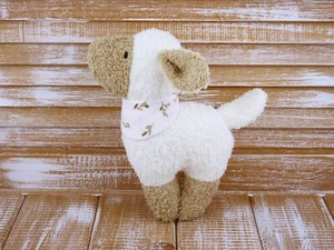 Schaf erstes Kuscheltier Frottee Plüschtier Schäfchen Lamm Geburt Baby Handarbei - Bild 1 von 4