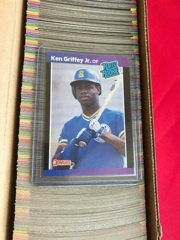 KEN GRIFFY JR 1989 DONRUSS BASEBALL COMPLETE SET RC ROOKIE 660 CARDS & 24 MVP Cover
