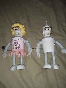 2 FUTURAMA TIN BENDERS WIND UP -BENDER AND GENDER BENDER - Picture 1 of 7