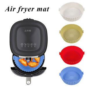 Silicone Pot For Air Fryer Baking Basket Reusable Cooking Non-Stick Soft Tray