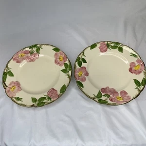 (2) Franciscan Desert Rose Vintage 8 Inch Salad Plates -  USA Made Backstamp - Picture 1 of 6