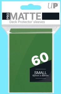 Ultra Pro 60 Small Green PRO-MATTE Deck Protector Gaming Card Sleeves Vanguard - Picture 1 of 3
