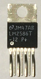 National (TI) LM2586T-12 4A Positive 12V Boost Regulator TO-220-7 - Picture 1 of 2