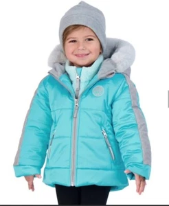 NEW Gerry 3 In 1 Jacket System + Hat Toddler Girls Size 4T, Aqua Blue, Free Ship - Picture 1 of 8