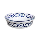 1:12 Dollhouse Ceramics Bowl Soup Basin Blue Stripes Bowl Rice Bowl KitchenDe&cx