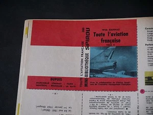 JOURNAL DE SPIROU N°1412 + MINI RÉCIT 268 TOUTE L'AVIATION FRANÇAISE T2 - Imagen 1 de 2