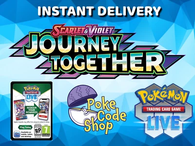 JOURNEY TOGETHER LIVE CODES Pokemon Online Booster Code CORREO ELECTRÓNICO QR INSTANTÁNEO
