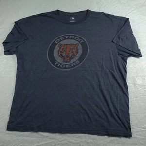 MLB Detroit Tigers Shirt Graphic Tee Casual Logo Size 2XL Polyester Blend - Picture 1 of 10