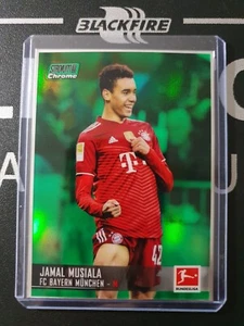 Topps Chrome Stadium Club BL Jamal Musiala Green Refractor /99 - Bayern München - Bild 1 von 5