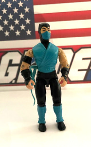 GI Joe / Mortal Kombat SUB-ZERO Action Figure 1991 Hasbro Vintage Original 3.75"