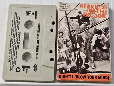 NEW KIDS ON THE BLOCK - DIDN'T I (BLOW YOUR MIND)  (Cassette Single, 1989, CBS) - Image 1 of 2