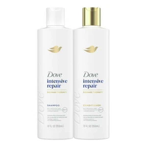 Dove Shampoo & Conditioner Set for Women Nourishing Intensive Repair 12 oz 2 Ct - Picture 1 of 4
