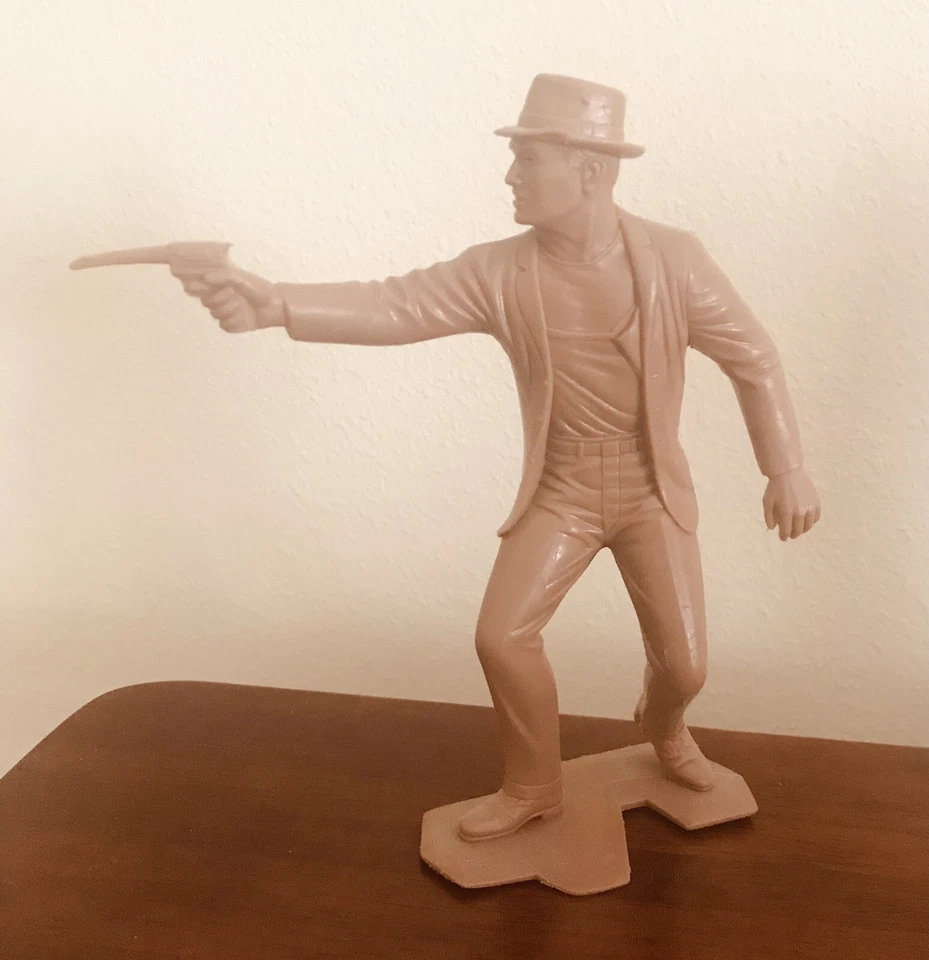 Boneco de ação vintage 1966 The Man from Uncle Brown brinquedo Marx nº 3 - Imagem 1 de 4