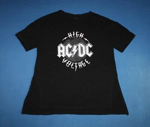 Kids AC/DC Shirt High Voltage Hard Rock Band Youth Tee Small 10 Yrs 140 CM - Picture 1 of 10