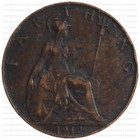 1912 KING GEORGE V FARTHING 1/4d - YEAR OF THE TITANIC