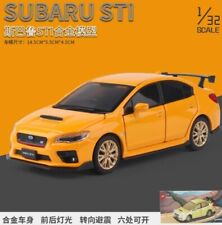 1:32 Subaru WRX STI Diecast Model Car Toys Open Doors Light&Sound Gifts For Kids