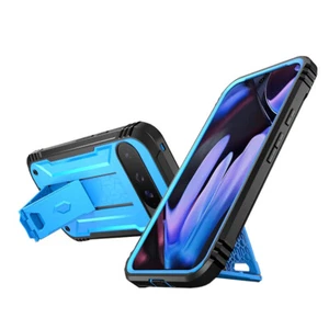 Case For Google Pixel 9 / 9 Pro Built-in screen Kickstand Rugged Shockproof Blue - Picture 1 of 7