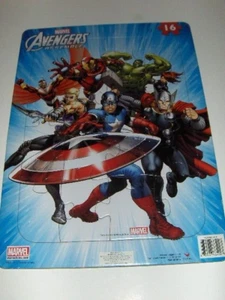 NUOVO puzzle con cornice Avengers Assemble 16 pezzi - Foto 1 di 1