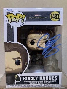 Marvel Thunderbolts Bucky Barnes #1483 Signed By Sebastian Stan Funko BAS COA - Picture 1 of 8