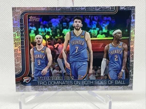 2025-26 Topps Basketball Thunder Up! OKC Team Card Logo Foil Fanatics #288 - Bild 1 von 2