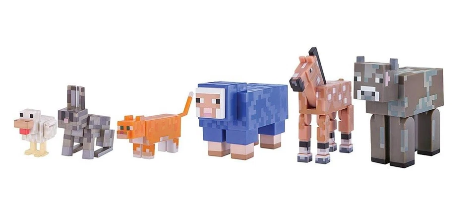 Minecraft Series 3 Action Figure Tame Animal Pack - Image 1 of 1