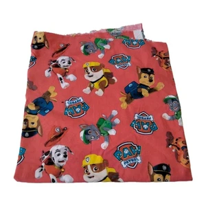 Paw Patrol Cotton Fabric 1/2 Yard David's Textiles Spin Masters Red New  - Picture 1 of 4