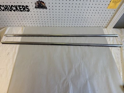 BMW E46 323CI 2000 cupé L&R puerta ventana moldura cromo OEM Foto 1 de 4