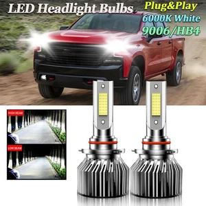 9006/HB4 LED Headlight For Chevy Silverado 1500 2500 HD Classic 2007 Low Beam - Picture 1 of 10