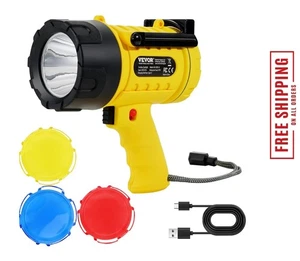 Rechargeable Spotlight Flashlight with 1000,000 High Lumen LED, Waterproof Handh - Picture 1 of 12