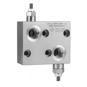 Gumec Double Overcentre Valve OMP/OMR Motors, 1/2" BSP, 4.25:1, 60-350 Bar, LHV - Picture 1 of 2